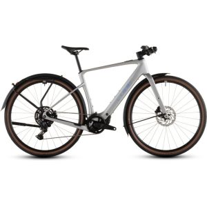 CUBE NULANE HYBRID C:62 Race 400X FE - Carbon Fitness E-Bike - 2026 - sleekgrey / prism