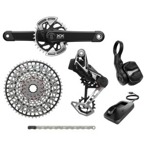 SRAM XX Eagle Transmission Schaltgruppe - AXS | T-Type | D1 - mit Powermeter-Kurbelgarnitur