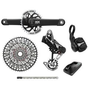 SRAM XX Eagle Transmission Schaltgruppe - AXS | T-Type | D2 - mit Powermeter-Kurbelgarnitur